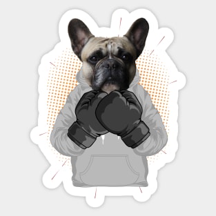 Boxing | Pug puppy Sticker